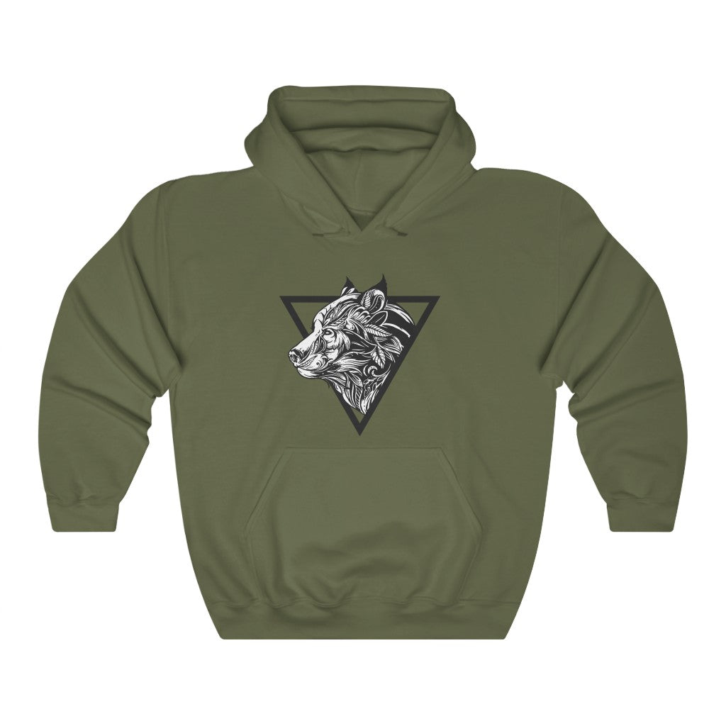 Dog wolf Hooded Sweatshirt