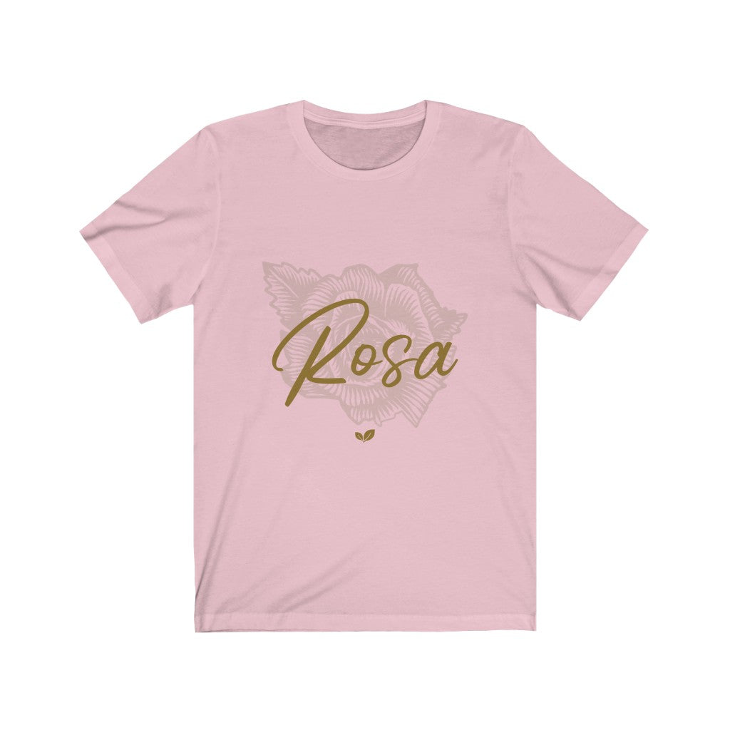 Rose print Short Sleeve Tee