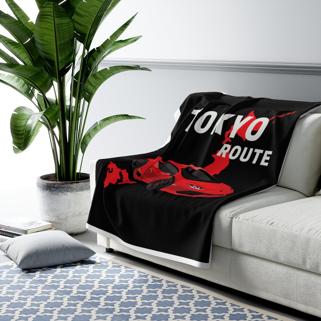 Red Sherpa Fleece Blanket
